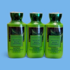 3 New WAIKIKI BEACH COCONUT BATH  BODY WORKS BODY LOTION CREAM