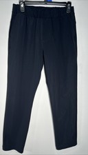 Vuori Miles Ankle Pants Womens Sz Small Black Stretch Pockets VW404 Comfort