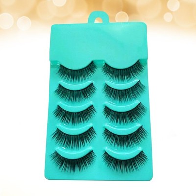  5 Pairs Fake Lashes Natürlich Wimpern Reusable Gefälschte Augenwimpern