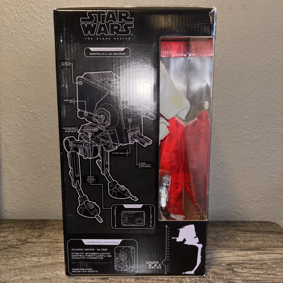 Star Wars - Serie Negra AT-ST Imperial Walker 3.75" Figura Vehículo 2016 Hasbro ¡NUEVO! Foto 3 de 4