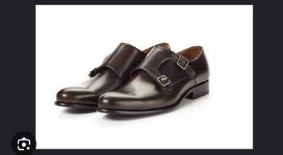 Paul Evans The Poitier Double Monk Strap Brown Leather Dress  display picture 1