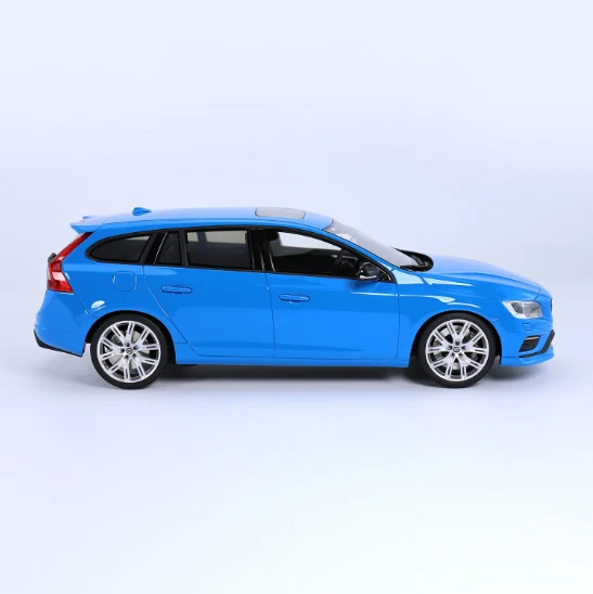 Coche modelo de resina color azul ingeniería Volvo V 60 Polestar 1/18 Foto 4 de 4
