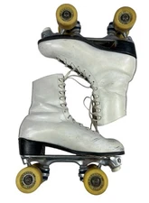 Vintage Pacer Crown Roller Skates Size 8 w/ Rannalli Pro-Line Wheels
