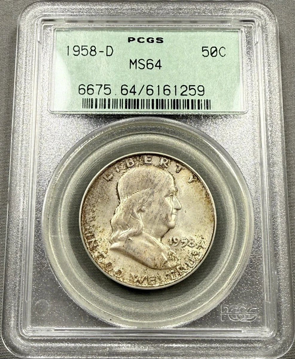 1958 Franklin Half Dollars (1948-1963) for sale | eBay