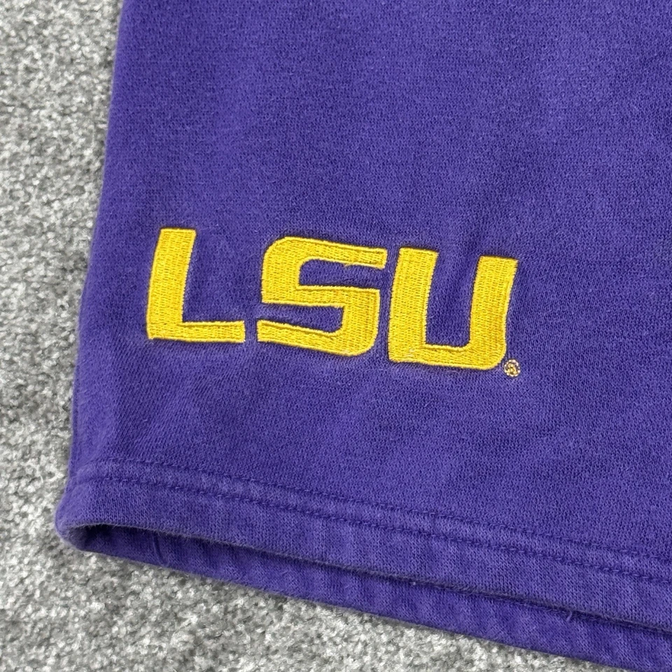 Vintage LSU Tigers Shorts Men Medium Nike Gym University College Louisiana State - Image 2 of 4