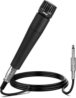 pro Dynamic Handheld Microphone, Professional Moving Coil Mic with Built-In Pop 