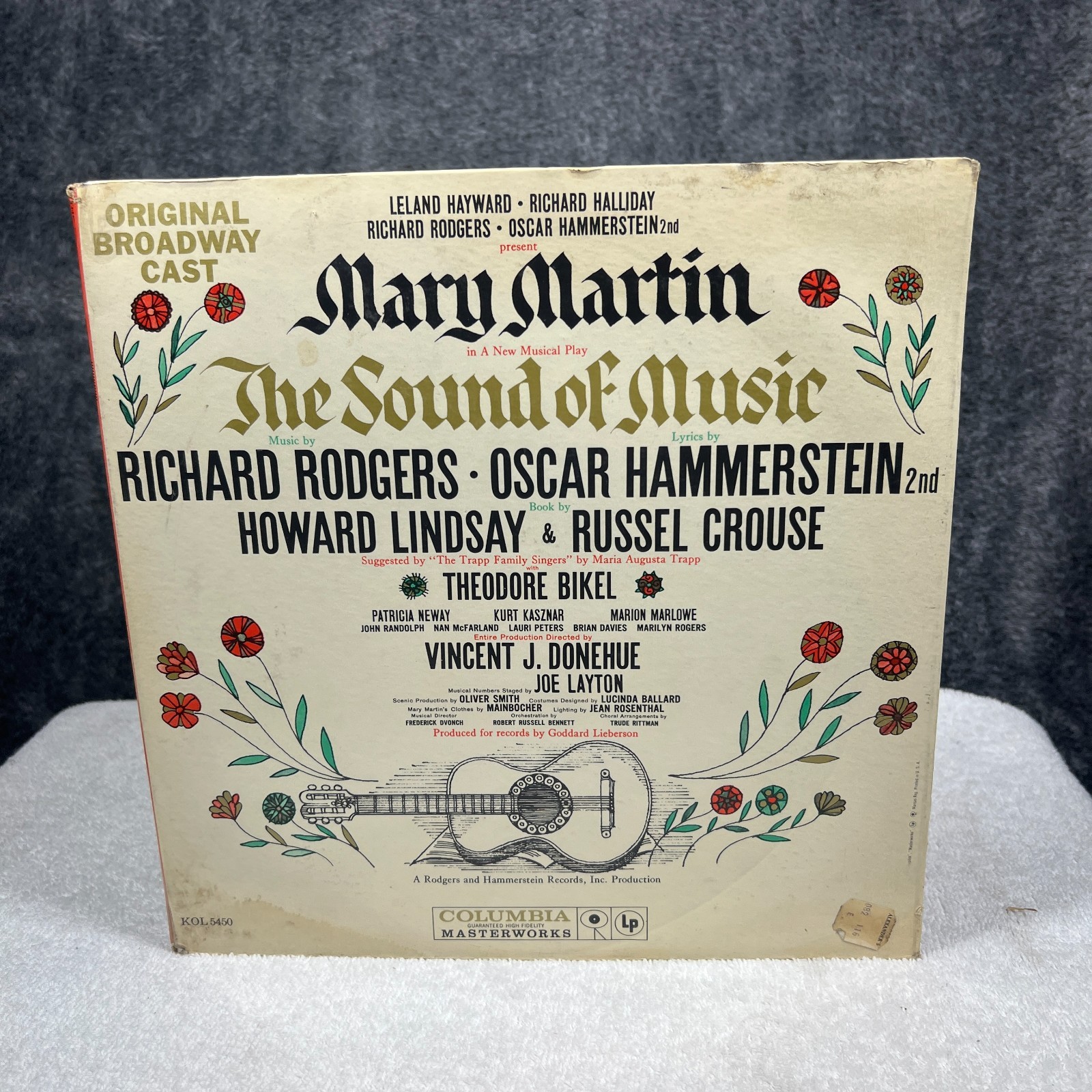 Mary Martin The Sound of Music Original Broadway Cast Vinyl LP Columbia Records