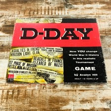 D-Day Invasion Board Game World War II WW2 - 1965 Avalon Hill