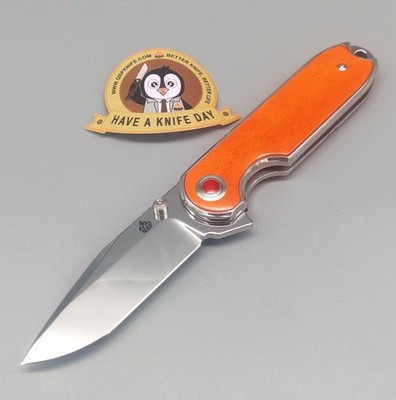 QSP Knife Messer Nebula QS168-D Knochengriff 14C28N Stahl Taschenmesser