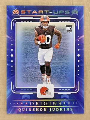 2025 Panini Origins Quinshon Judkins RC Start-Ups Cleveland Browns RB #12