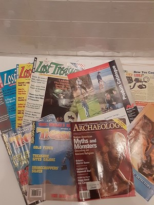 Vintage Magazine Lot Metal Detecting Lost Treasure Archaeology White's Minelab