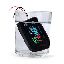 IPX7 Waterproof Battery Monitor12v 24v 36v 48v 60v 72v,Car Motorcycle Golf Blue