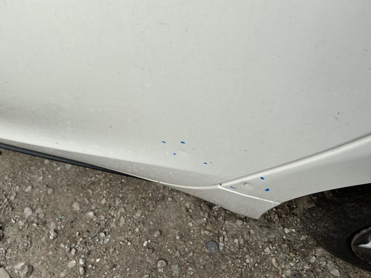 (LOCAL PICKUP ONLY) MASERATI GHIBLI    2016 Driver Left Rear Side Door White BIA