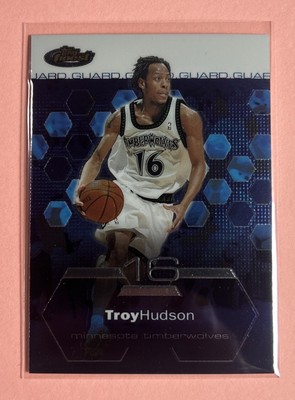 2002-03 Topps Finest Basketball Troy Hudson Minnesota Timberwolves #14