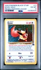PSA 6 Eevee #011 2000 Holo Promo WOTC Pokemon League English Card