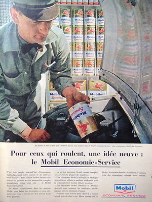 WERBUNG 1960 MOBIL FÜR DIEJENIGEN, DIE EINE NEUE IDEE FAHREN WIRTSCHAFT SERVICE