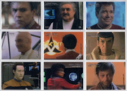 Star Trek Movies In Motion Complete Movie Stars In Motion Chase Set C01-12 - 第 1/2 張圖片