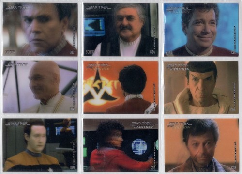 Star Trek Movies In Motion Complete Movie Stars In Motion Chase Set C01-12 - Picture 1 of 2