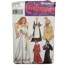 Adult Costumes Witch Angel Simplicity Pattern 5375 Uncut Sizes P, S, M, L