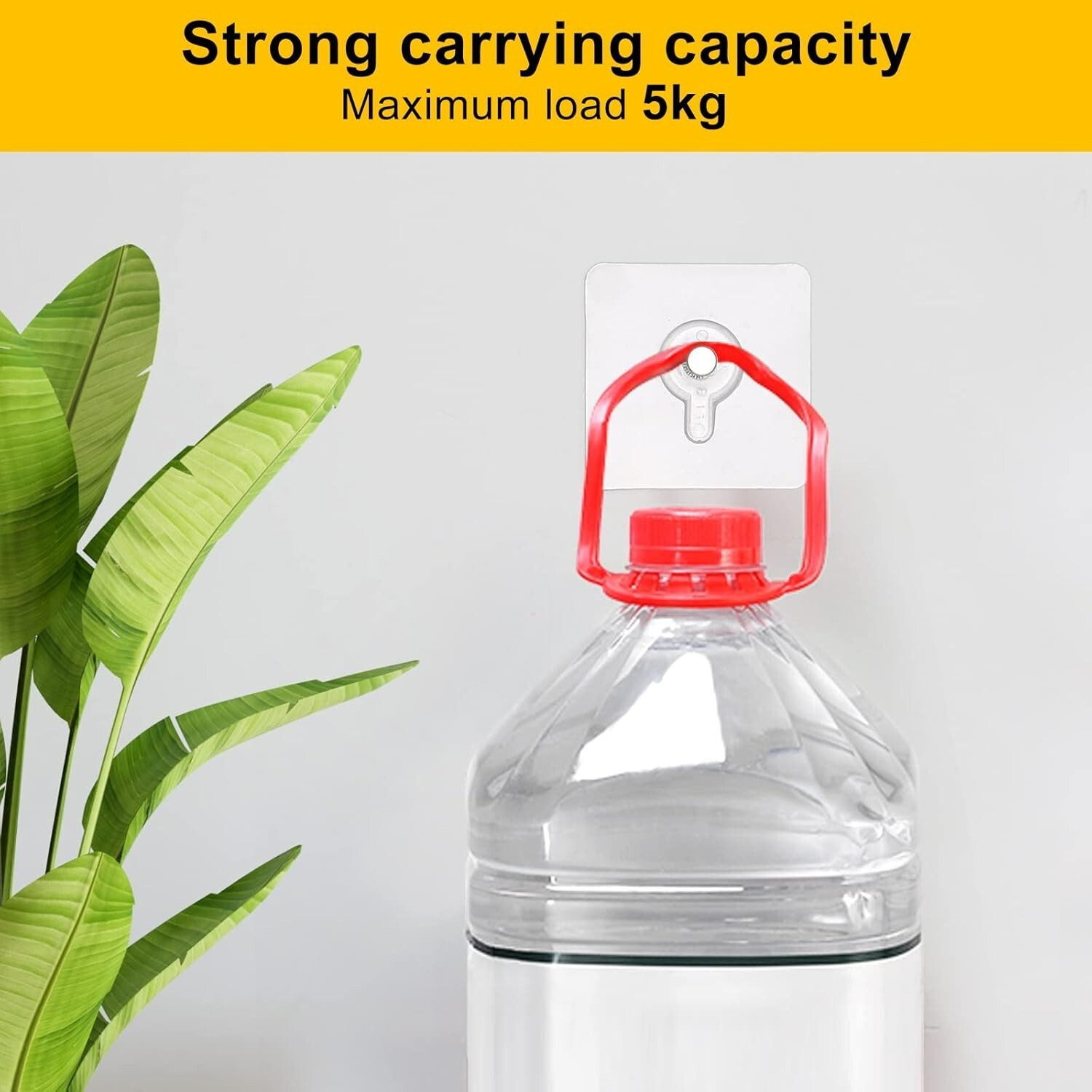 20 Pack Seamless Self-Adhesive Hook Punch Free Wall Hanger, Nail Screw Sticker