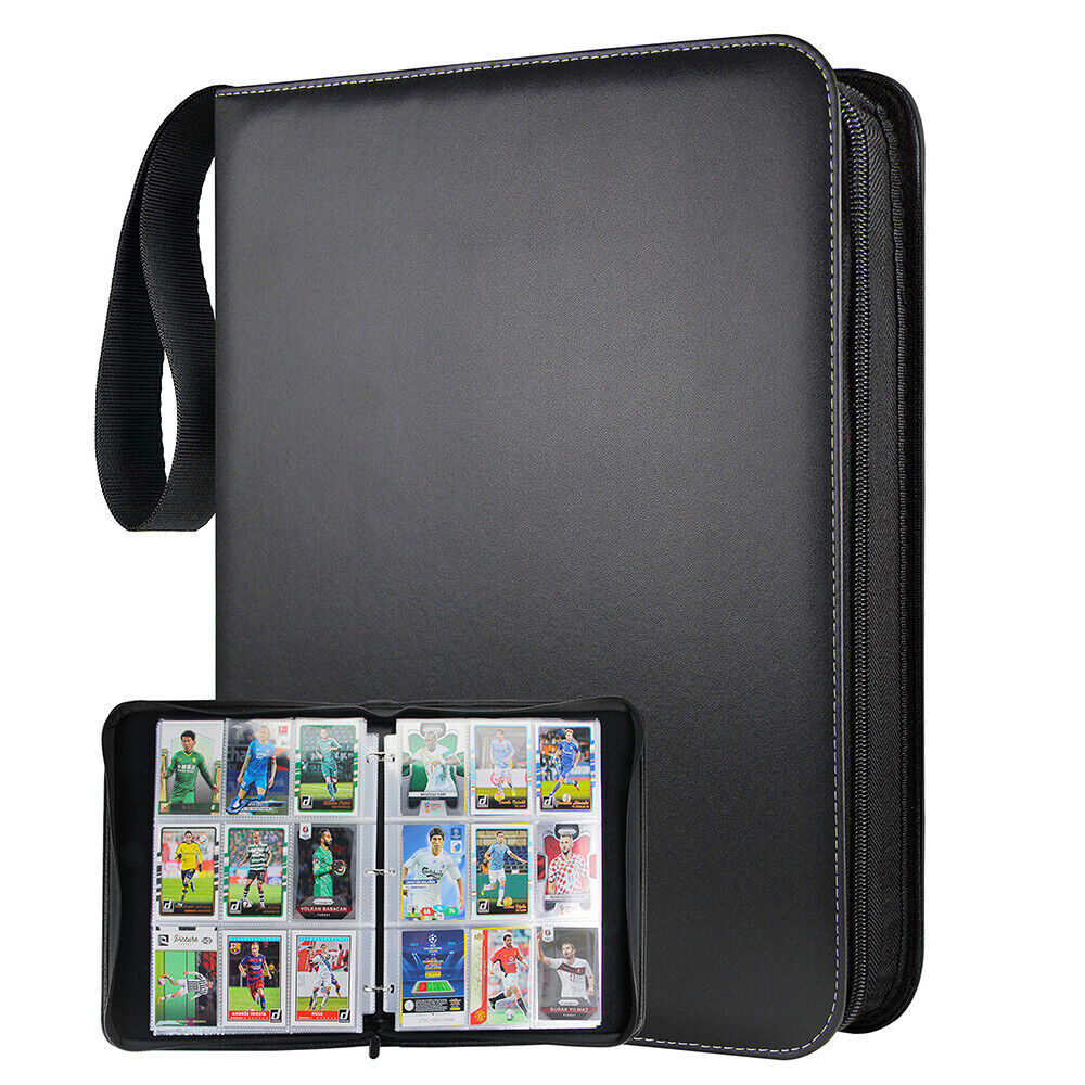 900 Capacity Trading Card Binder, 9-Pocket Water-Resistant Zip Album for  Pokmon | eBay