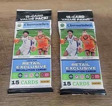 LOT OF 2 2022-23 Panini Chronicles Draft Picks Basketball 15 Card Value Packs