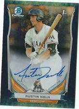 Austin Niola 2014 Bowman Chrome 1st Bowman Aut0 Refractor  45/99