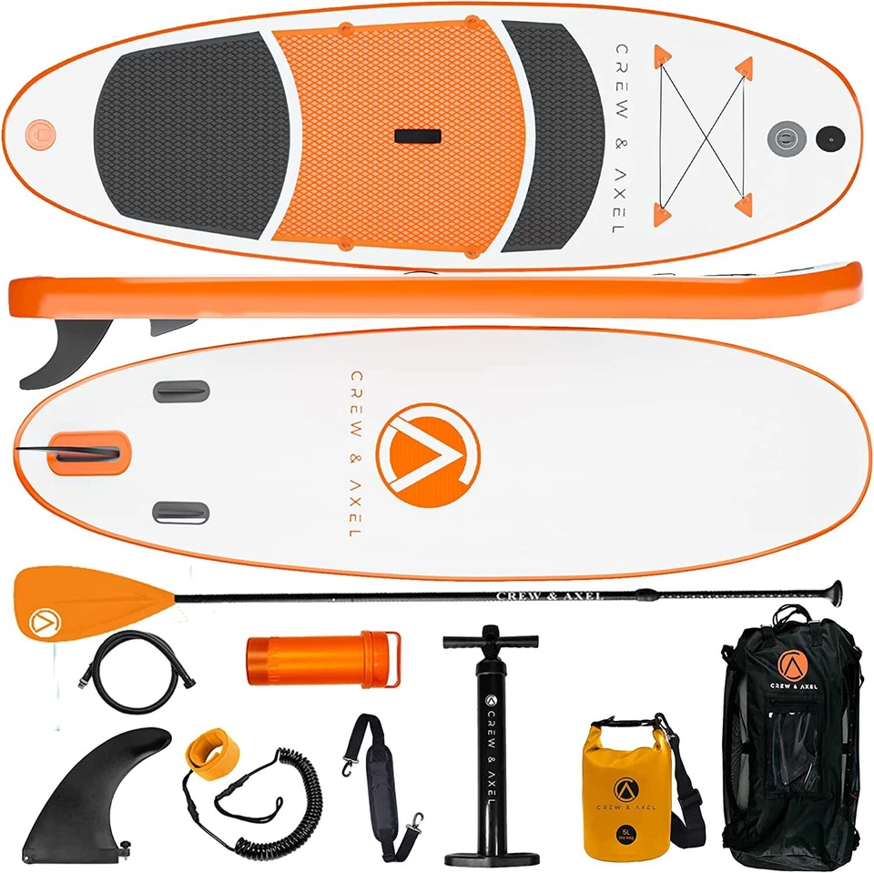 Inflatable StandUp Paddle Board Non Slip SUP W Premium Backpack 3 Fin 10’x33”x6" - Image 3 of 4