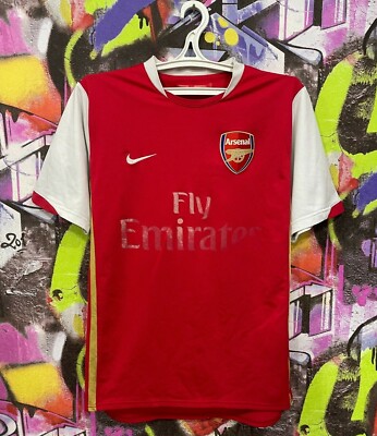 Arsenal FC Theo Walcott #32 2007 2008 Home Football Shirt Soccer