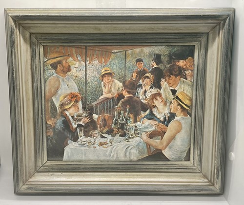 Luncheon of the Boating Party by Pierre-Auguste Renoir Framed 12x14 Art Print - Picture 1 of 2