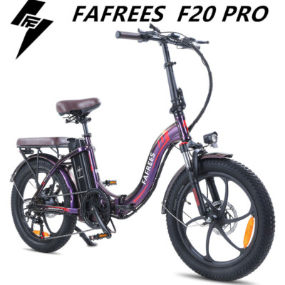 FAFREES F20 PRO 20 Zoll Elektrofahrrad 250W 18AH E Bike Pedelec Fatbike Citybike