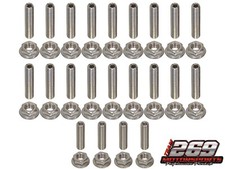 Sbf Oil Pan Stud Kit Bolts Stainless Steel Small Block Ford 289 302 351w 5.0l
