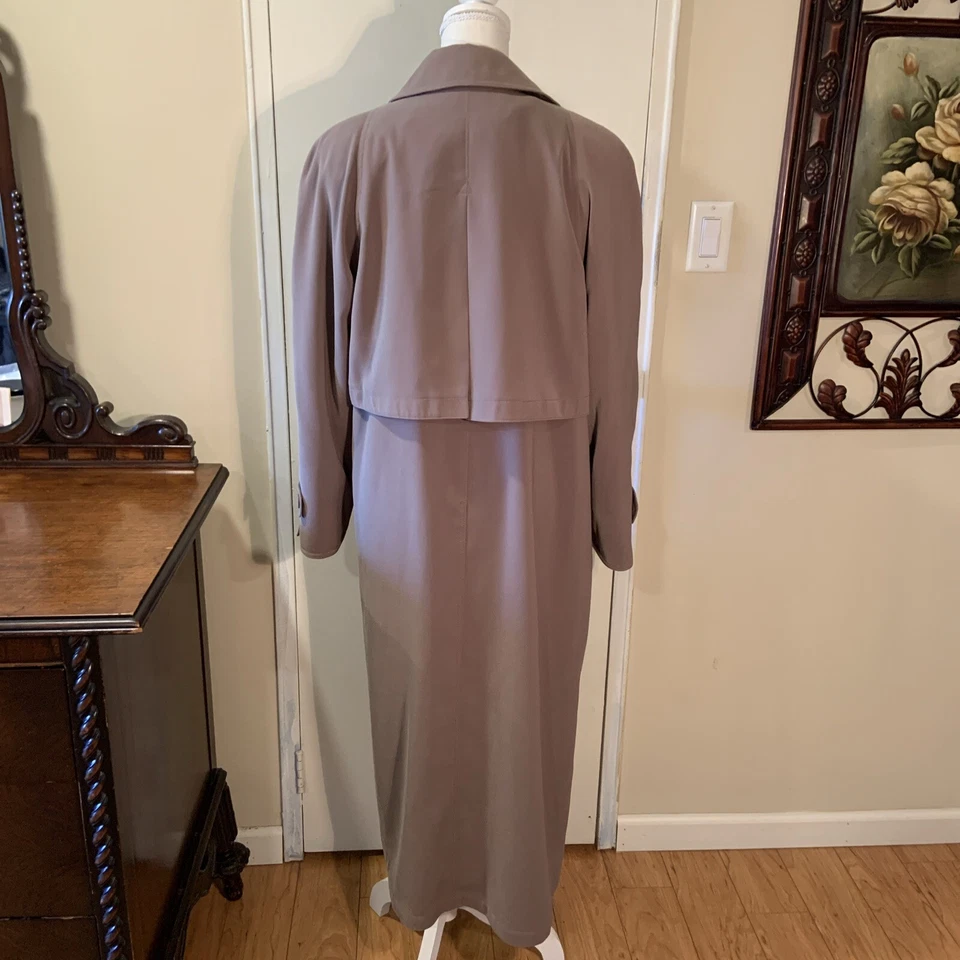 Gabardina vintage para mujer Regent Park color topo talla 8 Foto 4 de 4