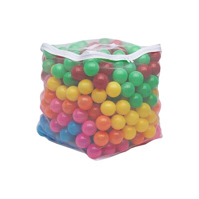 BPA Free Crush-Proof Plastic Ball Pit Balls with Storage Bag,