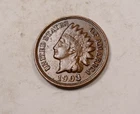 1903 Indian Head Cent Penny * Almost Uncirculated AU* Near Four Diamonds *XI489