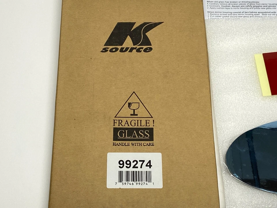 Espelho retrovisor externo lateral BMW e46 M3 driver novo K-Source 99274 - Imagem 3 de 4