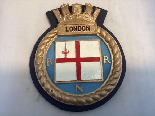 R.N.R LONDON WANDRELIEF / SCHILD (HANDBEMALTE VERSION ) - Bild 8 von 8