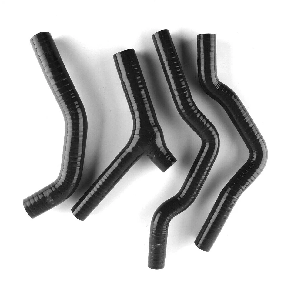 Mangueira de líquido de arrefecimento de radiador de silicone preta para 1985 1986 1987 1988 Honda CR500R - Imagem 3 de 4