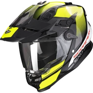 Scorpion Adf-9000 Trail Adventure Motorcycle Helmet Black Yellow