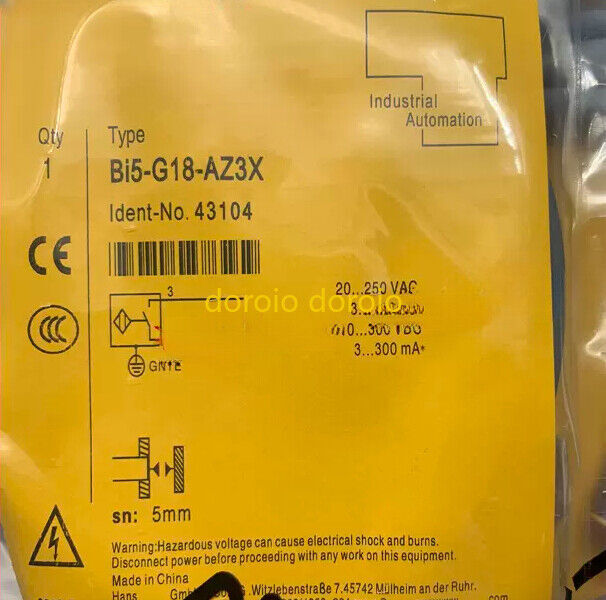 1PCS New For TURCK BI5-G18-AZ3X Proximity Switch Sensor-