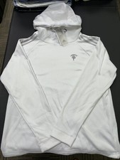 NWT MEN'S ADIDAS COLD READY HOODIE, SIZE: L, COLOR: WHITE M2 