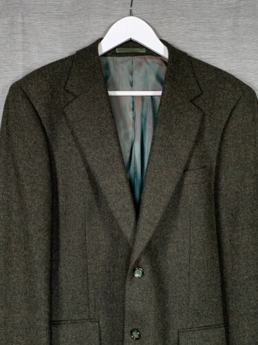 Blazer Brook Taverner Talla 42R Verde Luna Tweed Lana Chaqueta Caza Tiro - Imagen 3 de 19