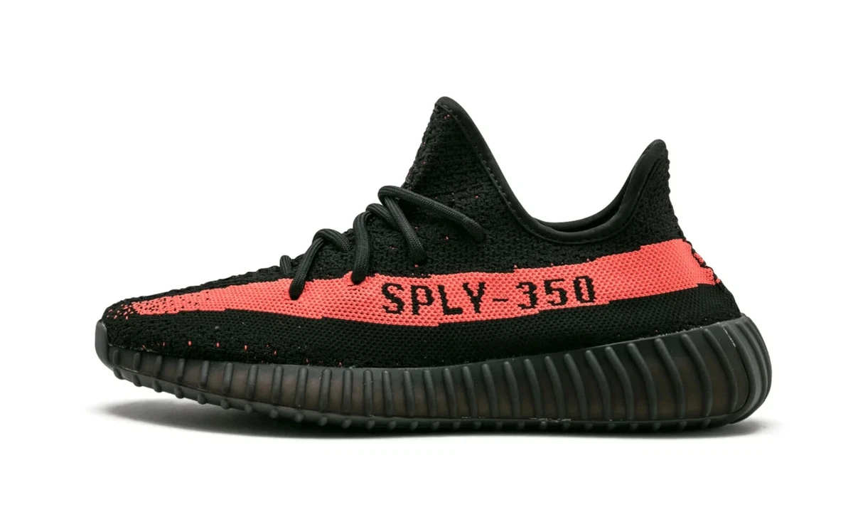 adidas Yeezy 350 V2 Core Black Red BY9612 Express Shipping