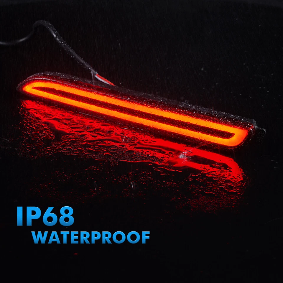 For Toyota RAV4 19-24 LED Brake Driving Stop Signal Lights Bumper Reflector Lamp - Image 4 of 4