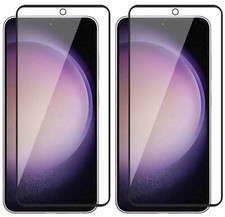 For Samsung Galaxy S23 FE - Tempered Glass 2 Pack Screen Protector HD Clear Full