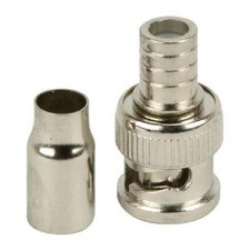 BNC Pro RG59 BNC Male Crimp-On Connector - 2 Piece Sets 10 Pak