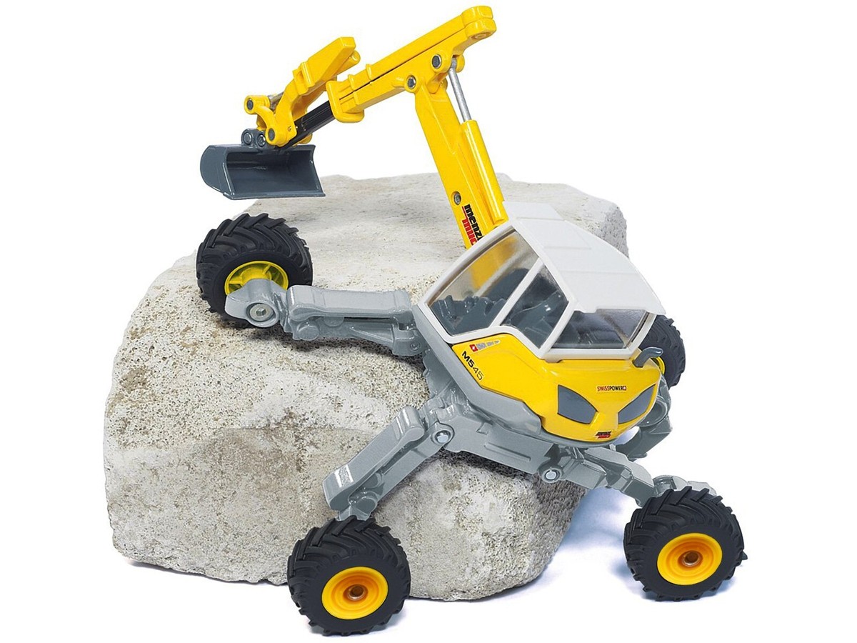 MENZI MUCK M545 WALKING EXCAVATOR YELLOW 1/50 DIECAST MODEL BY