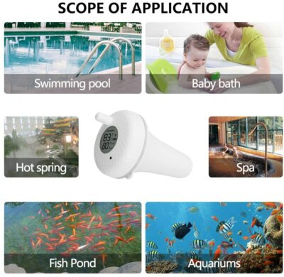 Swimming Pool Water Fish Ponds Inkbird Digital Floating Thermometer Aquariums
