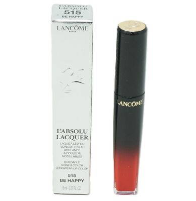 Lancome L'Absolu Lacquer Shine & Color Lippenstift Lipgloss 8ml Be Happy 515
