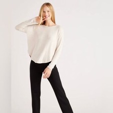 QUINCE Black Ultra-Stretch Ponte Straight Leg Pant NWT Size Medium